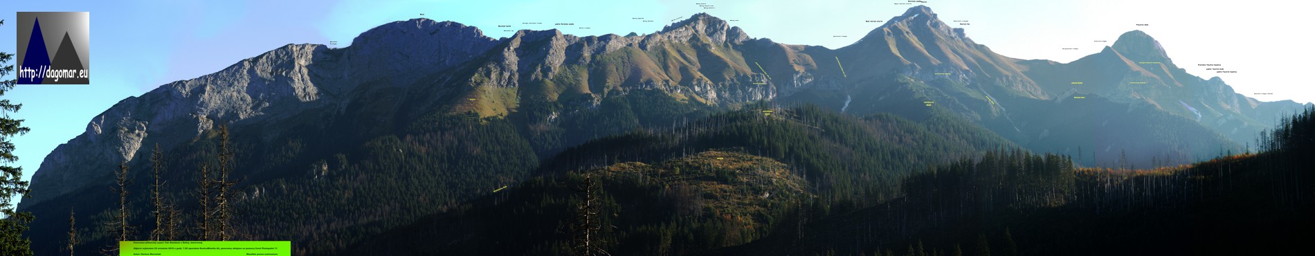 panorama Tatr Bielskich